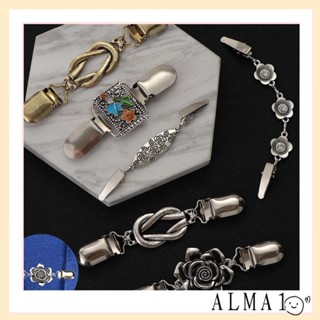 Alma เสื้อคาร์ดิแกนแฟชั่น ลายดอกไม้ เป็ด สไตล์เรโทร