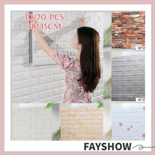 Fay สติกเกอร์โฟม สามมิติ กันน้ํา กันชน สําหรับตกแต่งผนังบ้าน 10 20 ชิ้น