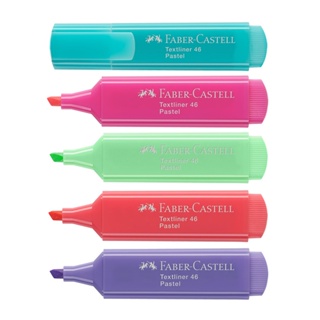 Faber Castell ปากกาเน้นข้อความ รุ่น Textliner Pastel หมึกคละสี (แพ็ก 5 ด้าม)