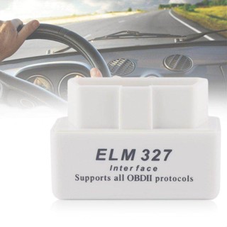 《จัดส่งรวดเร็ว》OBD2 เครื่องสแกนเนอร์วินิจฉัยรถยนต์ ELM327 V2.1 ขนาดเล็ก