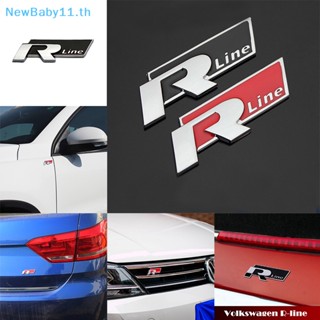 Onebaby สติกเกอร์ตราสัญลักษณ์ Rline R-LINE โลหะ สําหรับติดตกแต่งรถยนต์ VW CC GTI Passat TH