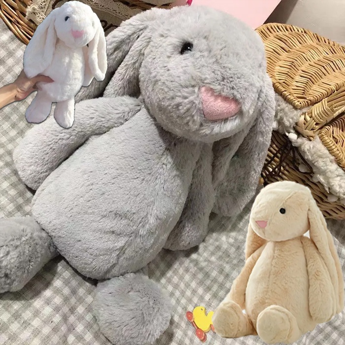 พร้อมส่ง ตุ๊กตากระต่าย ขนาด 30 ซม. ตุ๊กตากระต่ายหูยาว นุ่มสบาย ของเล่นตุ๊กตา
