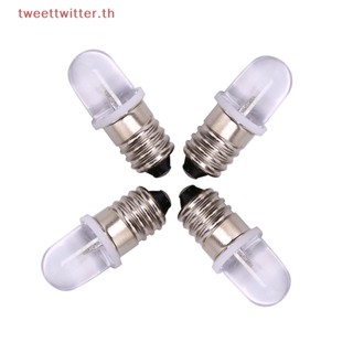 Tweet หลอดไฟ E10 Led DC 3V 4.5V 5 ชิ้น