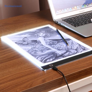 [ElectronicMall01.th] แผ่นบอร์ดแท็บเล็ตวาดภาพกราฟิกดิจิทัล LED ขนาด A4#S