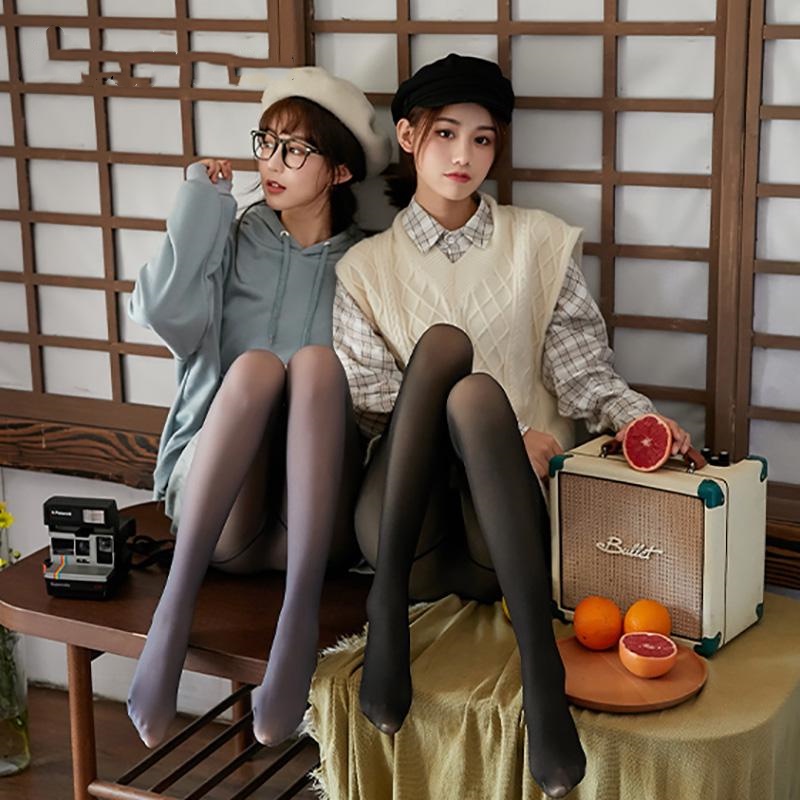 ถุงน่องเลกกิ้งเซ็กซี่ ผ้ากํามะหยี่ แบบหนา ไร้รอยต่อ ให้ความอบอุ่น แฟชั่นฤดูใบไม้ร่วง และฤดูหนาว สําหรับผู้หญิง - รูปที่ 3