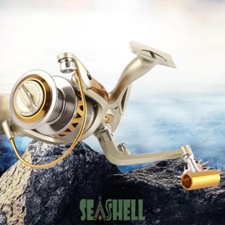 [Seashell02.th] อุปกรณ์รอกล้อหมุนตกปลา ความเร็วสูง 5.2 1