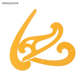 [takejoynew] ชุดไม้บรรทัดแม่แบบพลาสติก สําหรับวาดรูป 3 ชิ้น KLB