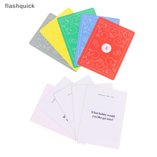 Flashquick การ์ดเกมกระดาน แสดงวันที่ โรแมนติก ของขวัญ สําหรับงานปาร์ตี้