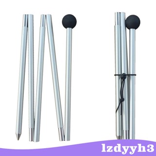 [Lzdyyh3] เสาผ้าใบกันน้ํา พับได้ ปรับได้ แบบเปลี่ยน สําหรับเดินป่า