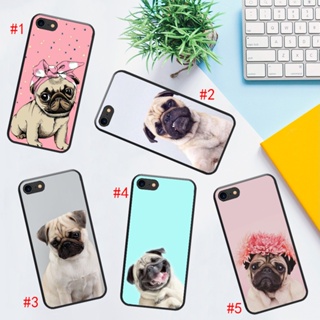 Xw5 เคสโทรศัพท์ TPU แบบนิ่ม ลายสุนัขปั๊ก สําหรับ OPPO A12 A12E A15 A15S A16 A16S A54S A1K A77 F3 A91 F15 F7 A83 A93