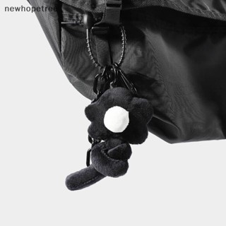 [newhopetree] พวงกุญแจ ผ้าฝ้ายนุ่ม จี้รูปดอกไม้ สําหรับห้อยกระเป๋าเป้สะพายหลัง