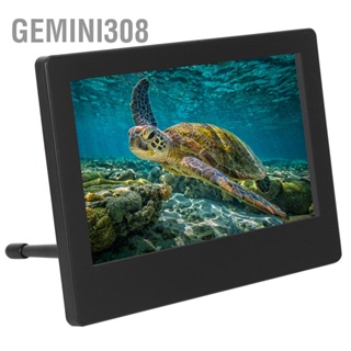 Gemini308 จอภาพขนาด 7 นิ้ว จอแสดงผล HDMI หน้าจอ LCD มุมมองแบบเต็ม IPS 1024 x 600 พร้อมเชลล์สำหรับ Raspberry Pi