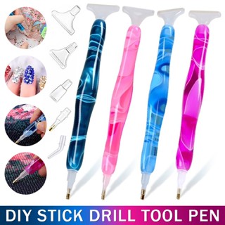 5D Resin Diamond Painting Pen Point Drill Cross Stitch DIY Craft Art Supplies