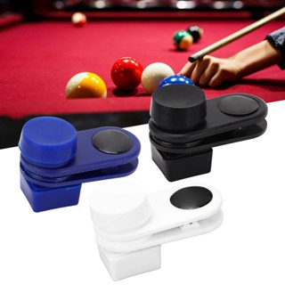 Sportswear Shop  คลิปชอล์คบิลเลียดที่ใช้งานได้จริง Magnetic Pool Cue Chalk Holder คลิปสำหรับห้องพูลบาร์ห้องบิลเลียด