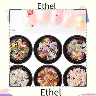 Ethel1 สติกเกอร์ตกแต่งเล็บ ลายคริสต์มาส คละสี DIY