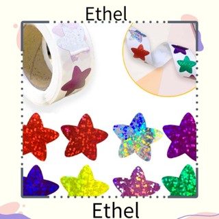 Ethel1 สติกเกอร์รางวัล รูปดาว 2.5 ซม. มีกาวในตัว ขนาดเล็ก หลากสี สําหรับเด็ก 500 ชิ้น