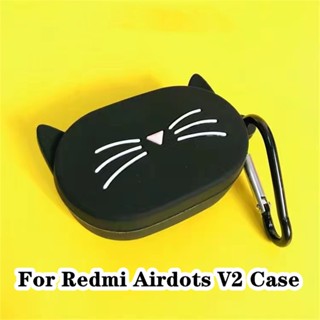 【Trend Front】เคสหูฟัง แบบนิ่ม ลายการ์ตูน สําหรับ Redmi Airdots V2 Redmi Airdots V2