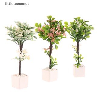 [little.coconut] โมเดลกระถางต้นไม้จําลอง ขนาดเล็ก สําหรับตกแต่งบ้านตุ๊กตา 1/12