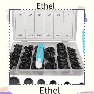 Ethel1 ปลอกยาง 1/4 นิ้ว 3/8 นิ้ว 1/2 นิ้ว 5/8 นิ้ว 7/8 นิ้ว 1 นิ้ว สําหรับสายไฟ 110 ชิ้น