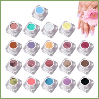 ชุดเจลเพ้นท์เล็บ 20 สี สําหรับตกแต่งเล็บเจล รูปแมงมุม