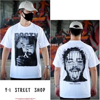 fashion เสื้อยืดแขนสั้น เสื้อยืด Post Malone ไซส์M-3XL ผ้าcotton100% โพส มาโลน
