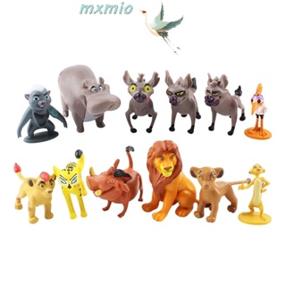 Mxmio โมเดลฟิกเกอร์ PVC อนิเมะ Lion King Kion Simba 12 ชิ้น ต่อชุด