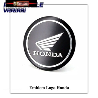 โลโก้สัญลักษณ์ Honda ทรงกลม อลูมิเนียม