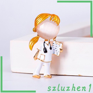 [Szluzhen1] เข็มกลัดโลหะผสม ลายการ์ตูน สําหรับตกแต่งเทศกาลปีใหม่