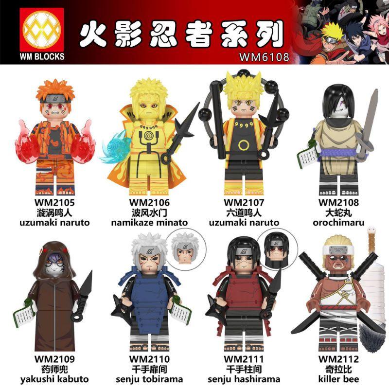 ญี่ปุ่น akatsuki อะนิเมะ figuge action block ของเล่น WM6108