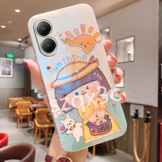 เคสโทรศัพท์มือถือ ซิลิโคน แต่งกลิตเตอร์ ระยิบระยับ สําหรับ VIVO Y78 Y36 Y27 V27 V27e Y02 Y35 Y16 Y22 Y22S Y02t Y77 V25e V25 Pro 5G