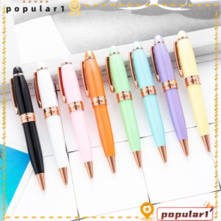 Popular ปากกาลูกลื่น ปากกาเขียน โลหะ คุณภาพสูง สําหรับสํานักงาน