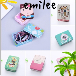 Emilee ขวดโหลดีบุก อลูมิเนียม หลายสไตล์ กล่องโลหะ โหลเทียน ขวดรีฟิล 2 ชิ้น