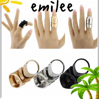 Emilee แหวนคอสเพลย์ สไตล์พังก์ หลายชั้น ของขวัญ สไตล์โกธิค สําหรับเด็กผู้ชาย
