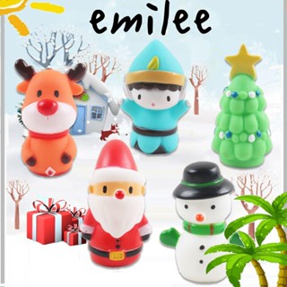 Emilee ตุ๊กตาหุ่นมือยาง รูปการ์ตูนสัตว์ ขนาดเล็ก แบบพกพา ของเล่นเสริมการเรียนรู้เด็ก