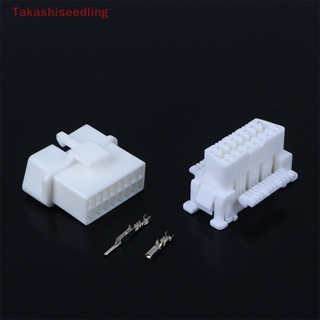 (Takashiseedling) Dj7163-1.8-11/21 16 Pin 179631-1 ปลั๊กซ็อกเก็ตวินิจฉัย เชื่อมต่อ OBD สําหรับรถยนต์ Toyota