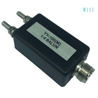 Will เสาอากาศคลื่นสั้น 100W 1 4 HF QRP ขนาดเล็ก สําหรับอินเตอร์เฟซ M Type HF ความถี่