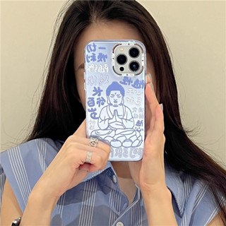 เคสโทรศัพท์มือถือ ซิลิโคน กันกระแทก ลายข้อความพระพุทธรูป สไตล์จีน สําหรับ Iphone 14 11 12 13 PRO MAX 13ProMax 12 13pro 11 14pro