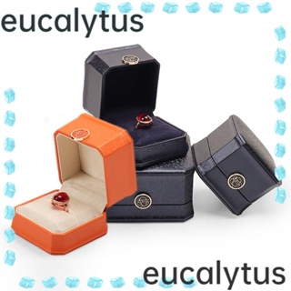 Eucalytus1 กล่องเครื่องประดับ ทนทาน ทรงแปดเหลี่ยม สําหรับงานแต่งงาน