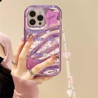 [พร้อมส่ง] เคสป้องกันโทรศัพท์มือถือ แบบนิ่ม ลาย Phantom มีสายคล้อง สําหรับ Apple iPhone 15 14 13 12 11 PROMAX XS XR XSMAX SE2020 6 7 8PLUS MINI