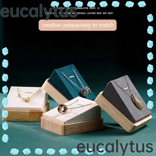 Eucalytus1 กล่องไม้กํามะหยี่ สําหรับใส่เครื่องประดับ