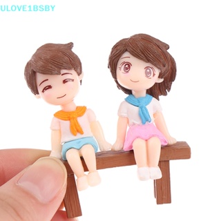 Ulove1bsby ตุ๊กตาฟิกเกอร์คู่รัก ขนาดเล็ก สําหรับตกแต่งบ้านตุ๊กตา