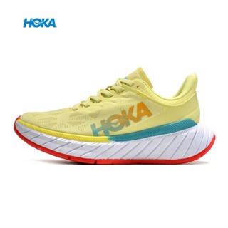 Hoka ONE ONE CARBON X2 รองเท้าผ้าใบลําลอง ระบายอากาศ เหมาะกับการวิ่ง เล่นกีฬา แฟชั่นสําหรับผู้ชาย ผู้หญิง hqaexl22 12