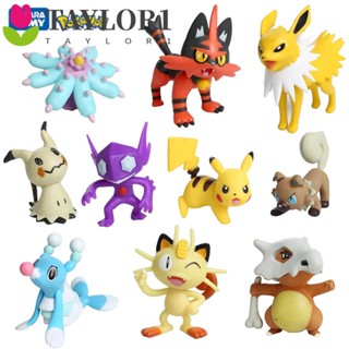 Taylor1 ฟิกเกอร์ปิกาจู Litten Abra Charmander Vulpix Squirtle Eevee Action Figures