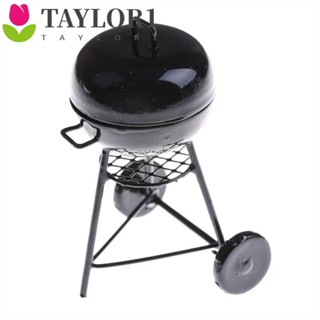 Taylor1 โมเดลเตาย่างบาร์บีคิวจําลอง ขนาดเล็ก DIY อุปกรณ์เสริม สําหรับตกแต่งบ้าน