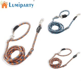 Lumiparty สายจูงไนล่อน สะท้อนแสง อเนกประสงค์ สําหรับฝึกสุนัข ขนาดกลาง และขนาดใหญ่