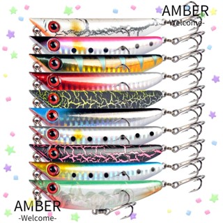 Amber เหยื่อตกปลาปลอม รูปกบ หมุนได้ อุปกรณ์เสริม สําหรับตกปลา 1 ชิ้น