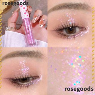 Rosegoods1 อายแชโดว์ไฮไลท์ เนื้อลิขวิด ธรรมชาติ ติดทนนาน สําหรับผู้หญิง