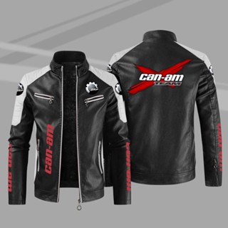 Can-am LOGO Jacket Windbreaker Spyder F3 Motorcycle Riding Leather Jacket Long Sleeve Thin Rainproof Jacket