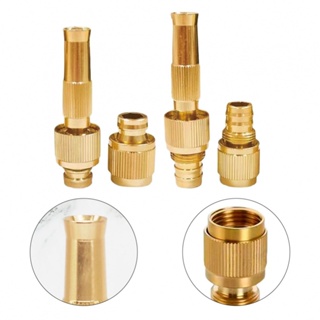 Gold G1/2 G3/4 หัวฉีดสเปรย์เชื่อมต่อ พร้อมถังปรับได้ รดน้ําง่าย