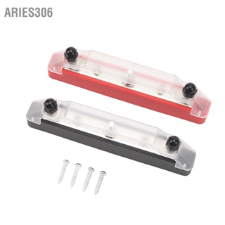 Aries306 1 คู่ 150A บัสบาร์ DC12V ถึง 48V Power Distribution Block 3X M6 Studs Terminal สำหรับรถเรือ Marine Caravan RV